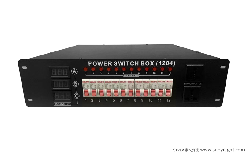 12路电源直通箱